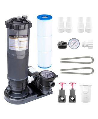 Swimline фильтр-насос для бассейна HYDROTOOLS 70 кв. футов, 1 л.с., 2 скорости, Sure-Flo, картриджный