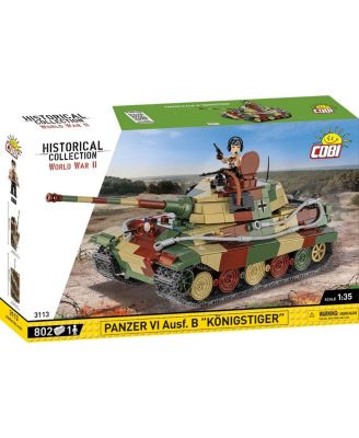COBI Историческая коллекция Танк WWII PANZER VI Ausf. B "KONIGSTIGER", 802 детали