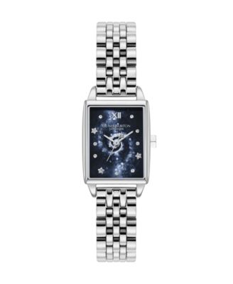 Olivia Burton Women's Quartz Celestial Silver-Tone Stainless Steel Bracelet Watch 20.7mm