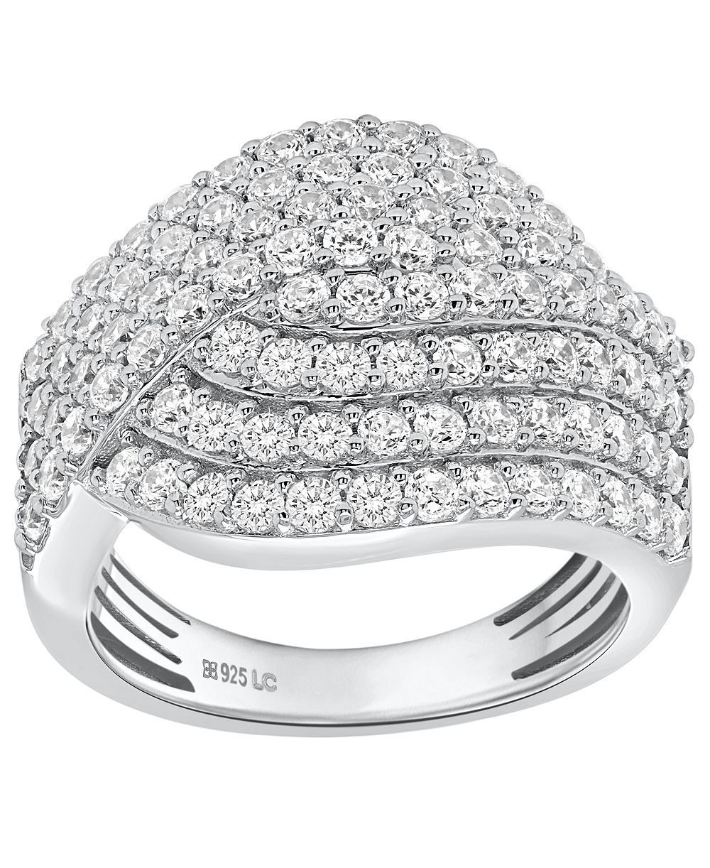 Forever Grown Diamonds Lab-Grown Diamond Round Ring (2 ct. t.w.) in Sterling Silver