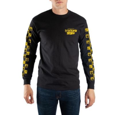 SpongeBob SquarePants Men's Graphic-Print Long-Sleeve Cotton T-Shirt