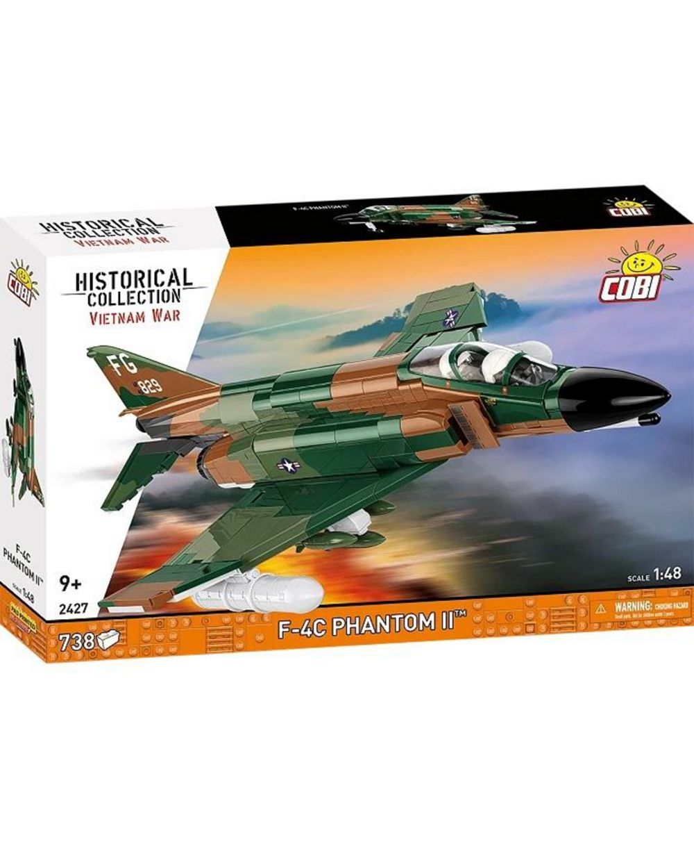 Набор конструктора COBI Historical Collection F-4C Phantom II, Вьетнамская война, 738 деталей, возраст 8+