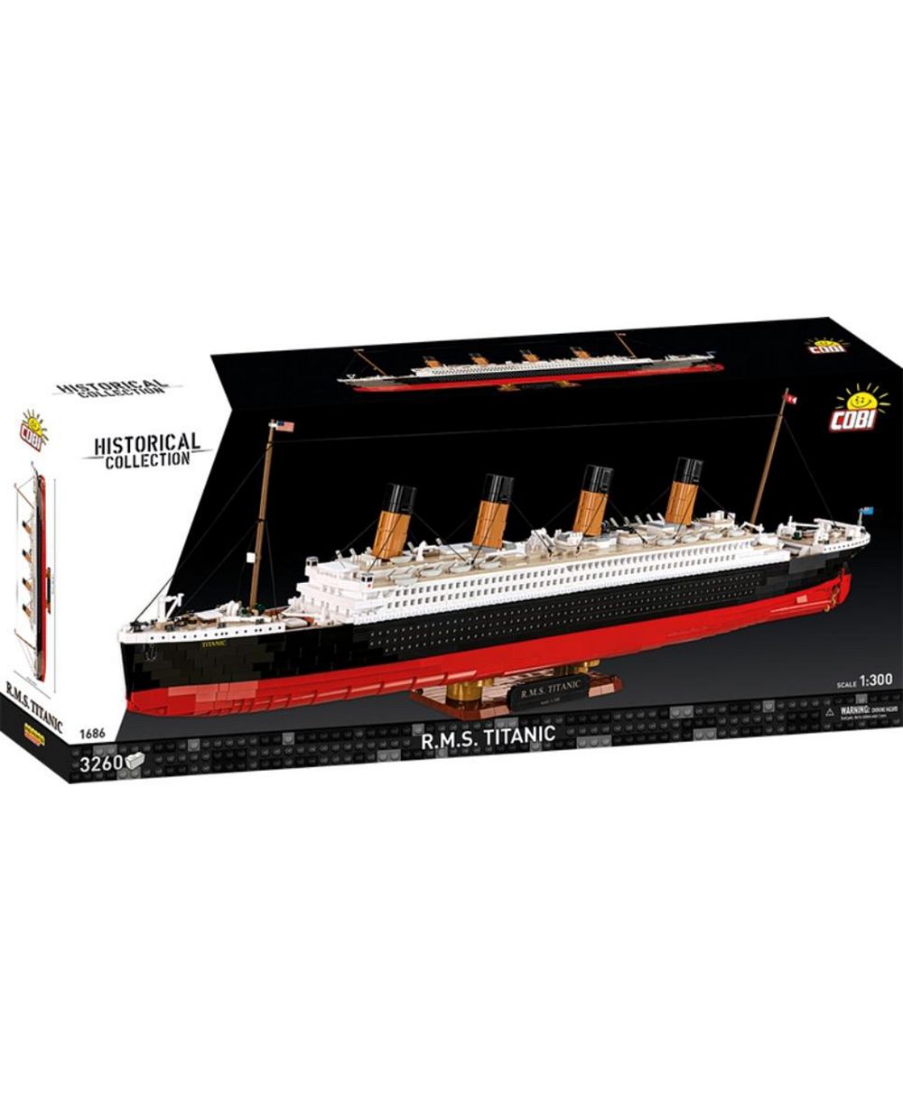Сборная модель COBI R.M.S. Titanic, масштаб 1:300, 3260 деталей, возраст 14+