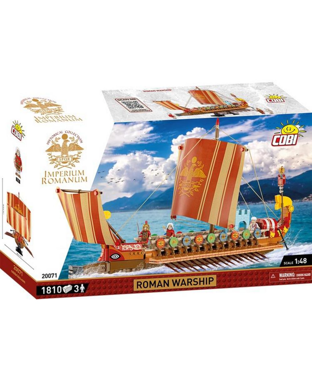 COBI Historical Collection Imperium Romanum набор для строительства римского военного корабля из 1810 деталей, от 9 лет