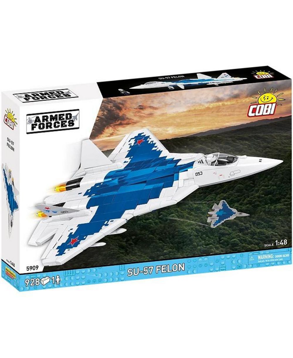 Сборная модель COBI Armed Forces SU-57 Felon, 928 деталей, возраст 9+