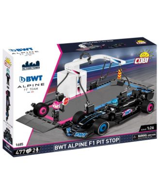 COBI Action Town BWT Alpine F1 Pit Stop 477-Piece Building Set, Ages 8+