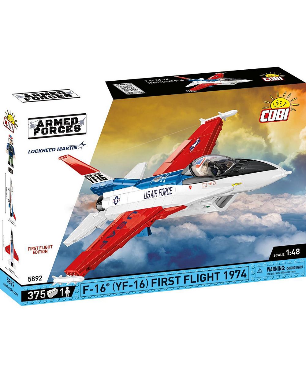 Конструктор COBI Lockheed Martin F-16 (YF-16) First Flight Edition 1974, 375 деталей, от 8 лет