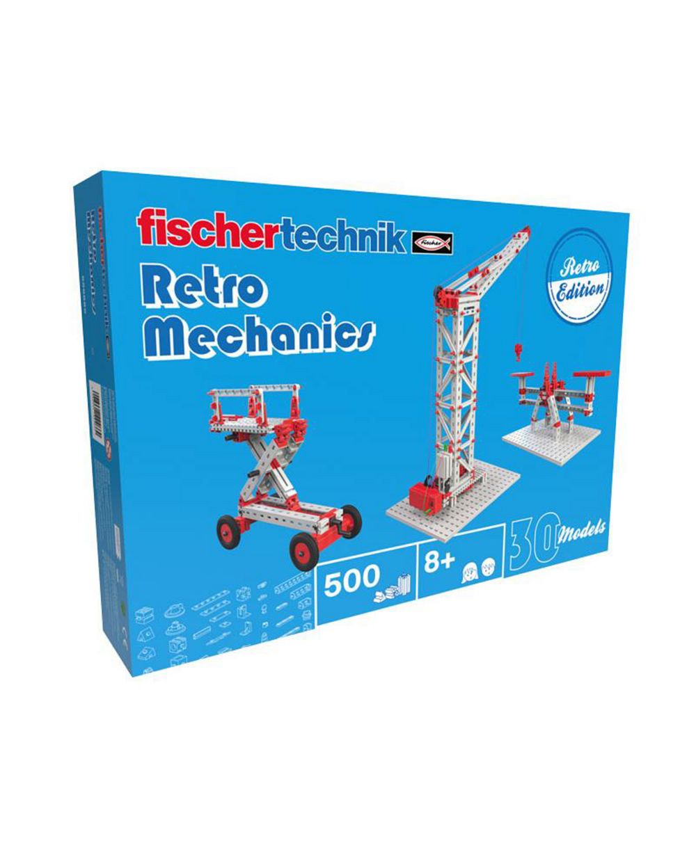 Fischertechnik Retro Mechanics набор для строительства из 500 деталей, возраст 8+