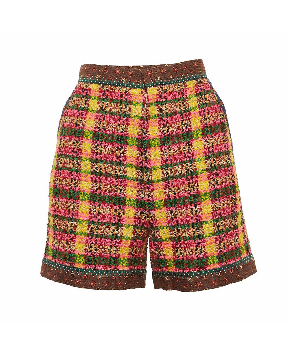 Pre-Owned Gucci женские шорты из твида с высокой посадкой, длина шва 7"