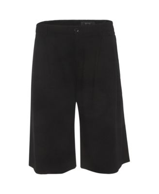 Pre-Owned Gucci женские шорты из стрейч-креп с плиссировкой Bermuda, длина по шву 7"