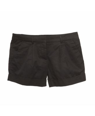 Шорты с защипами и средней посадкой для женщин Balenciaga, длина шва 7", Pre-Owned