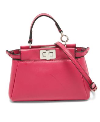 Pre-Owned Fendi  women's Coated Canvas bag