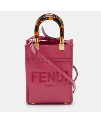 Pre-Owned Fendi женская кожаная сумка-тоут