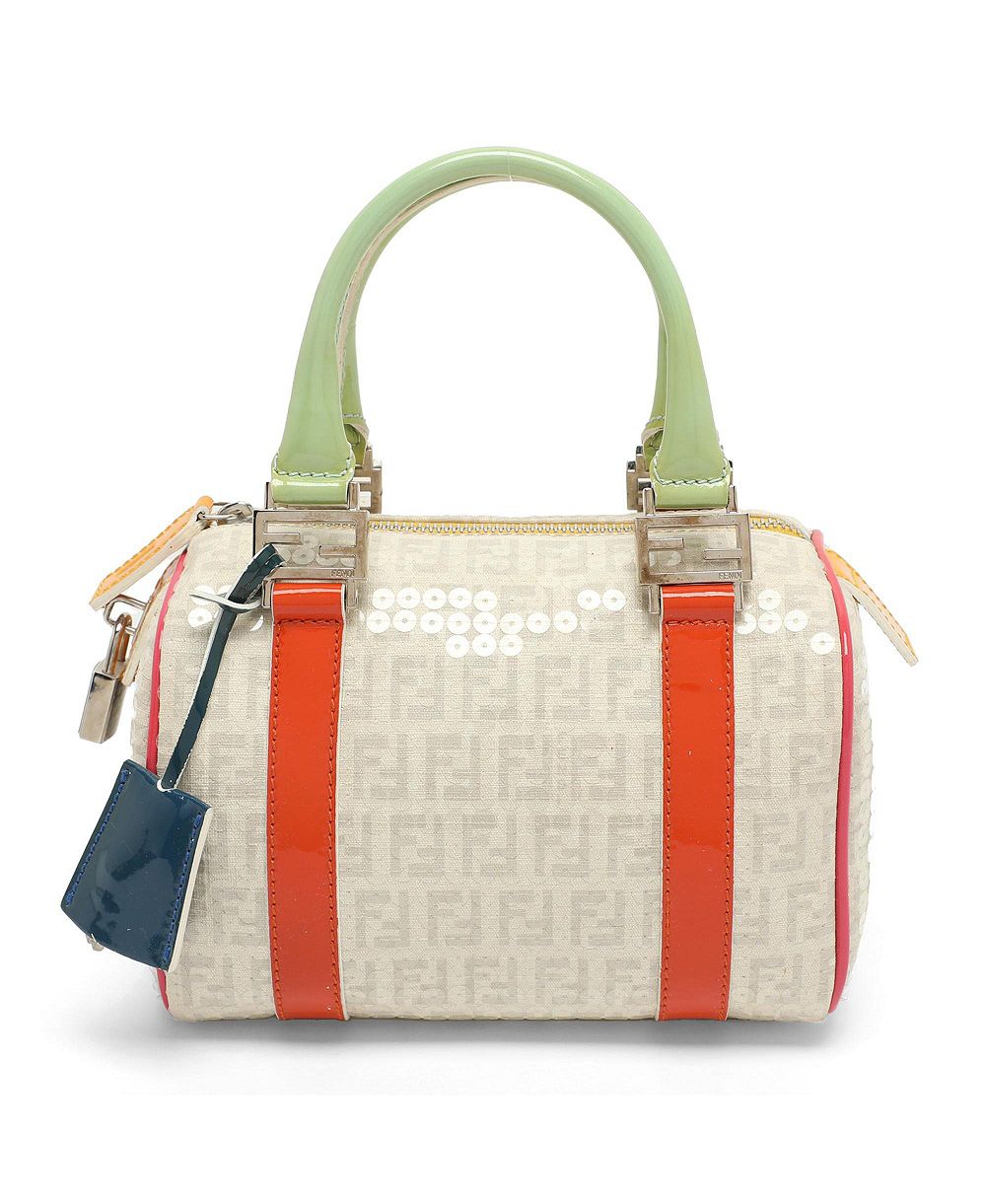 Pre-Owned Fendi  women's Coated Canvas bag