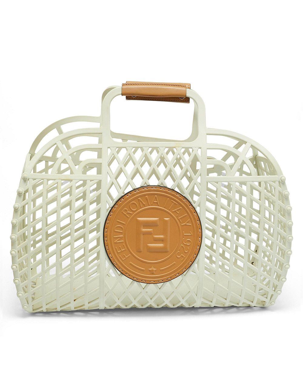 Б/у маленькая сумка Fendi с логотипом FF из ПВХ