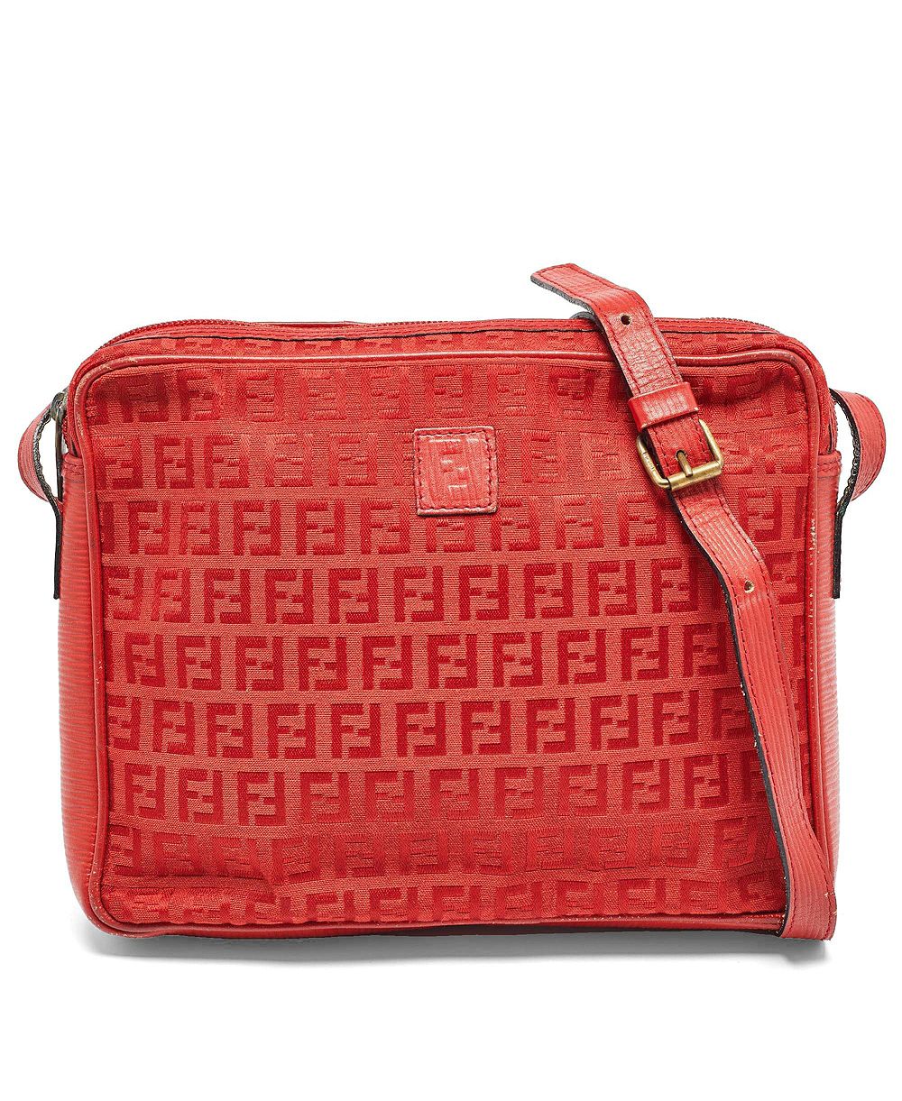 Pre-Owned Fendi  women's Coated Canvas bag