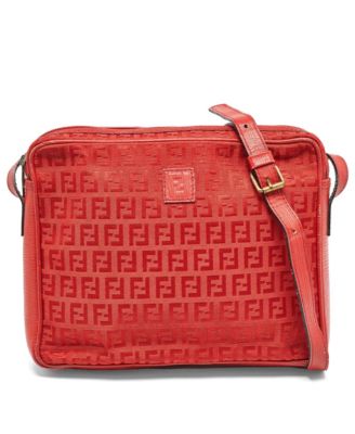 Pre-Owned Fendi  women's Coated Canvas bag