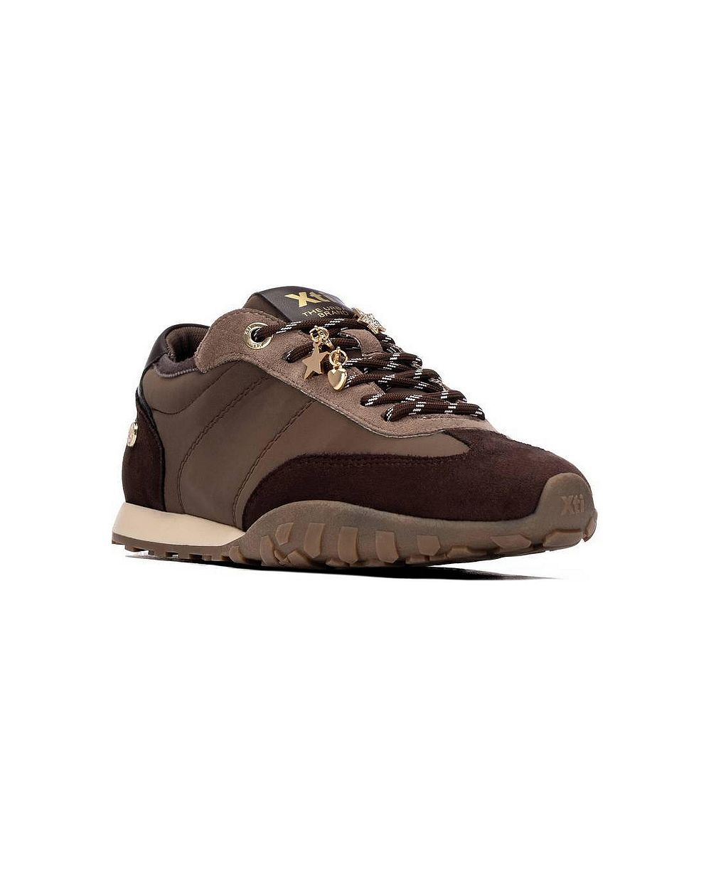 XTI Women's Casual Lace- Up Sneakers