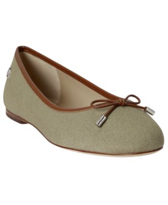 Lauren Ralph Lauren Women's Jayna Nappa Leather Flats