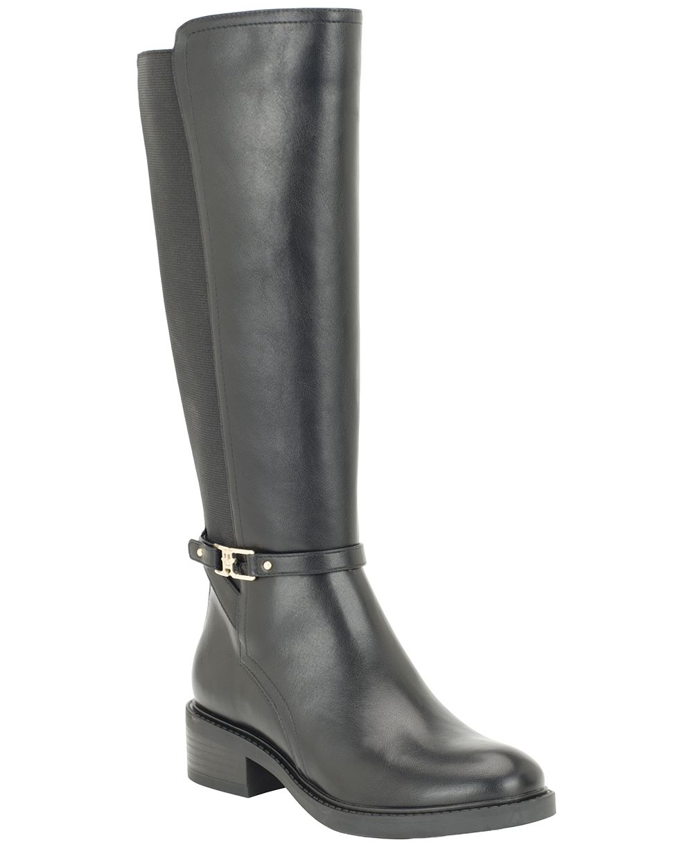 Tommy Hilfiger Women's Dewel Low Block Heel Boots