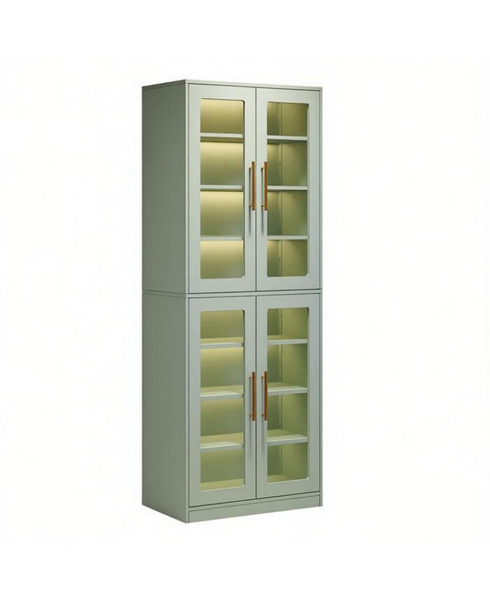 Slickblue 4 Door Shoe Storage Cabinet for Entryway Hallway Organization