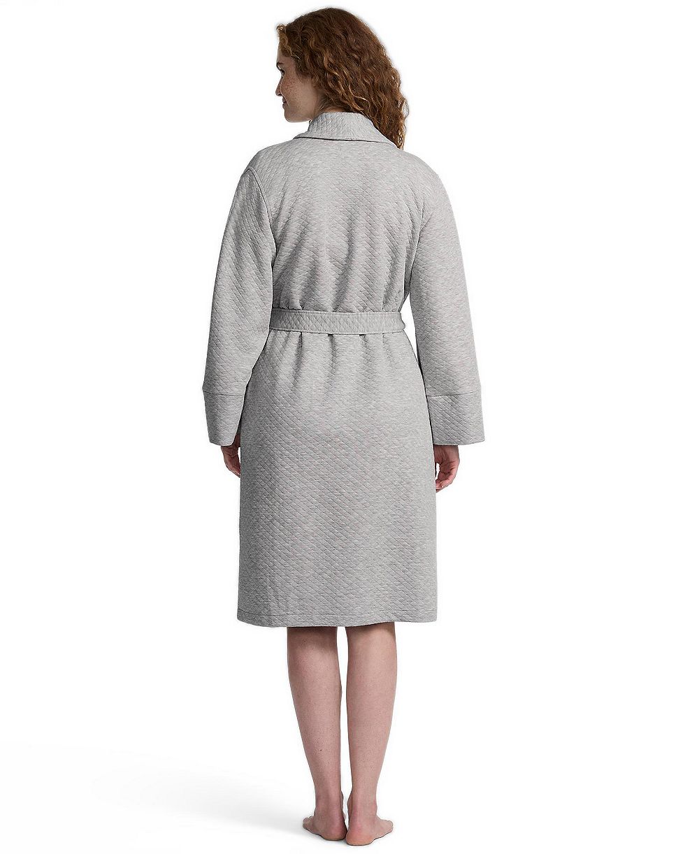 Lands' End Женский стеганый халат длиной до колена