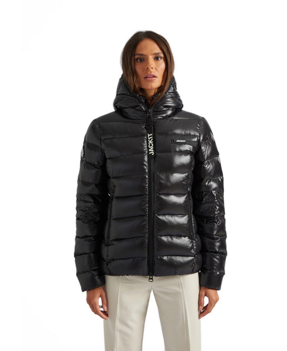 JACK1T Women's Hooded Quilted Puffer Jacket