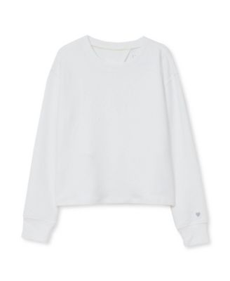 Lands' End Girls Long Sleeve Twist Back Active Top