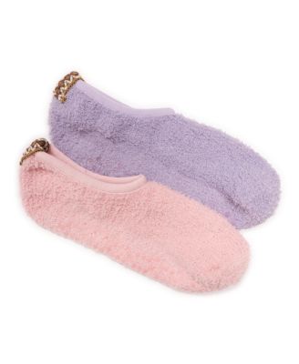 MUK LUKS женские уютные носки-следки, упаковка из 2 пар