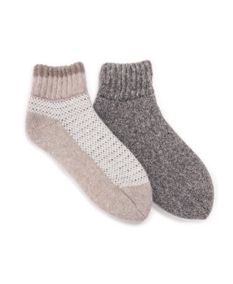 MUK LUKS женские носки Mini Crew, упаковка по 2 пары, сохраняющие тепло