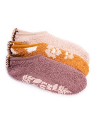 MUK LUKS женские уютные носки-следки, 3 пары