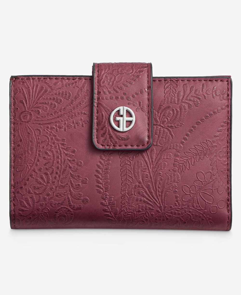 Giani Bernini Paisley Framed Wallet, Macy's Exclusive