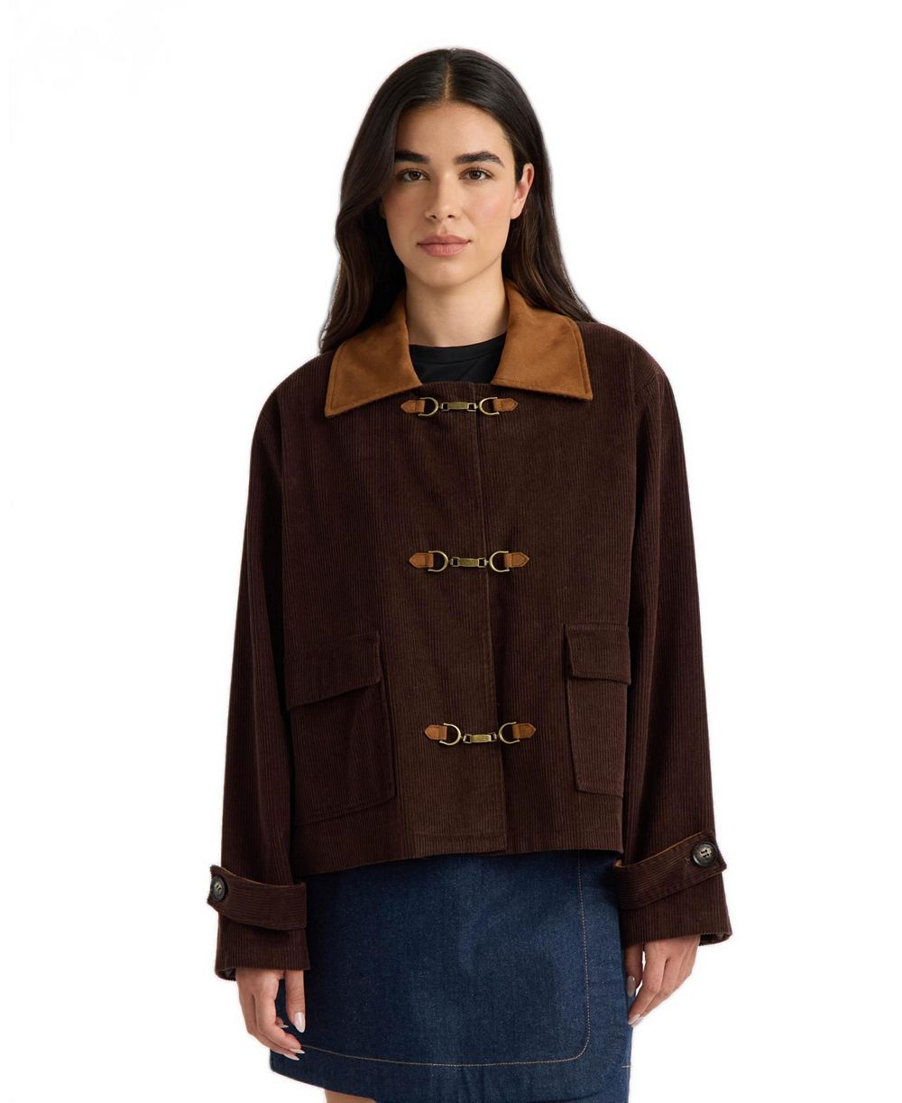 Hunter Women's Crop Jacket with Snaffle
