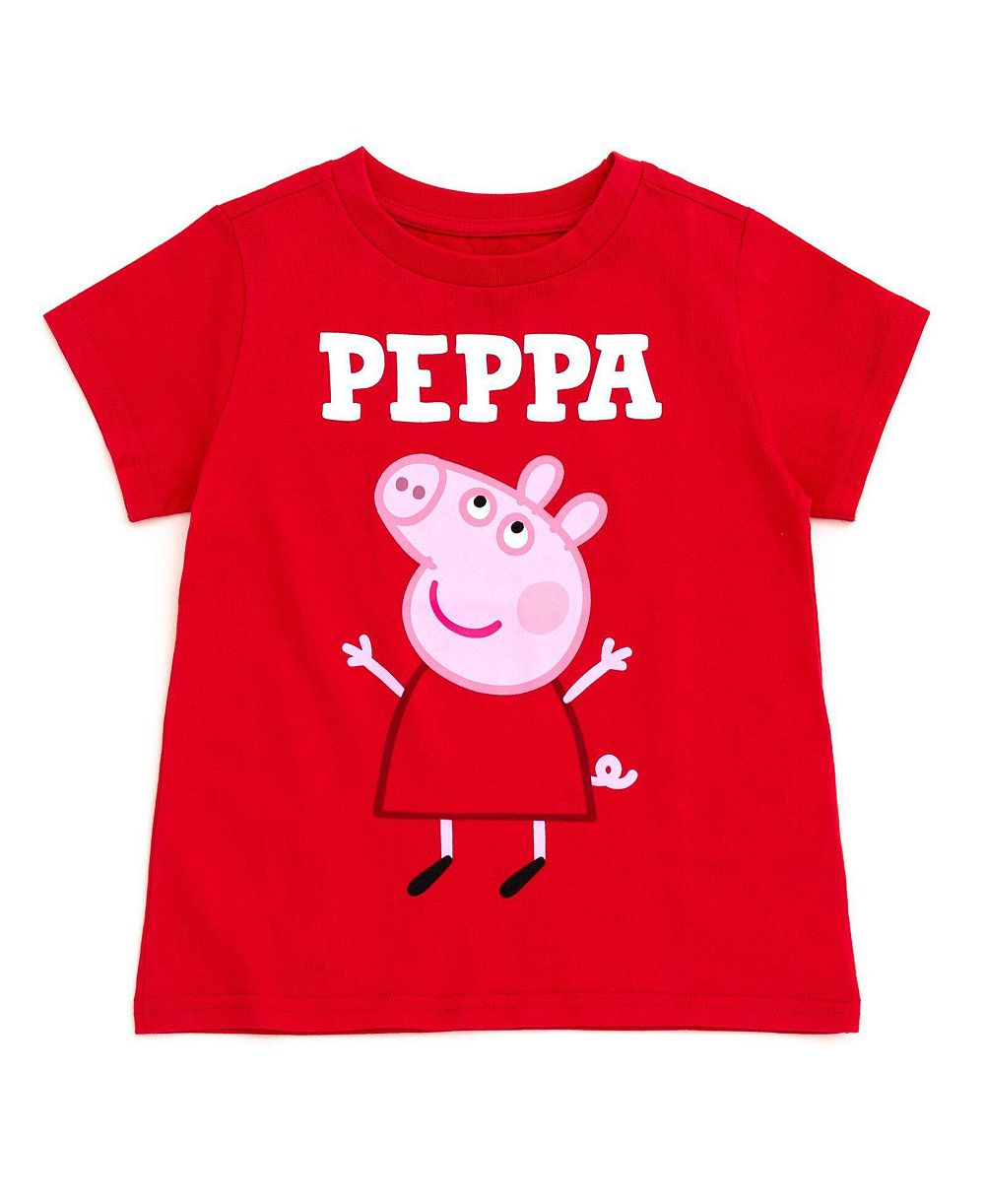 Детская футболка Peppa Pig с коротким рукавом для мальчиков (5-12 лет)
