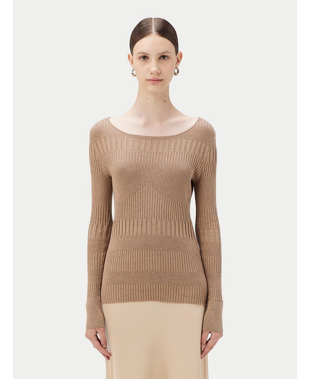 Gobi Cashmere детский свитер из ребристого хлопка и кашемира