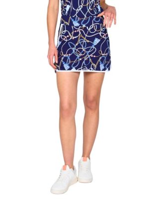 G Lifestyle Clothing женская мини-юбка-шорты для гольфа с отделкой
