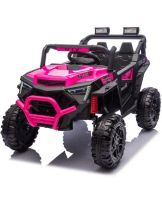 YOBTOP 24V 400W Kids Ride On Electric UTV with Remote Control, Ages 3+
