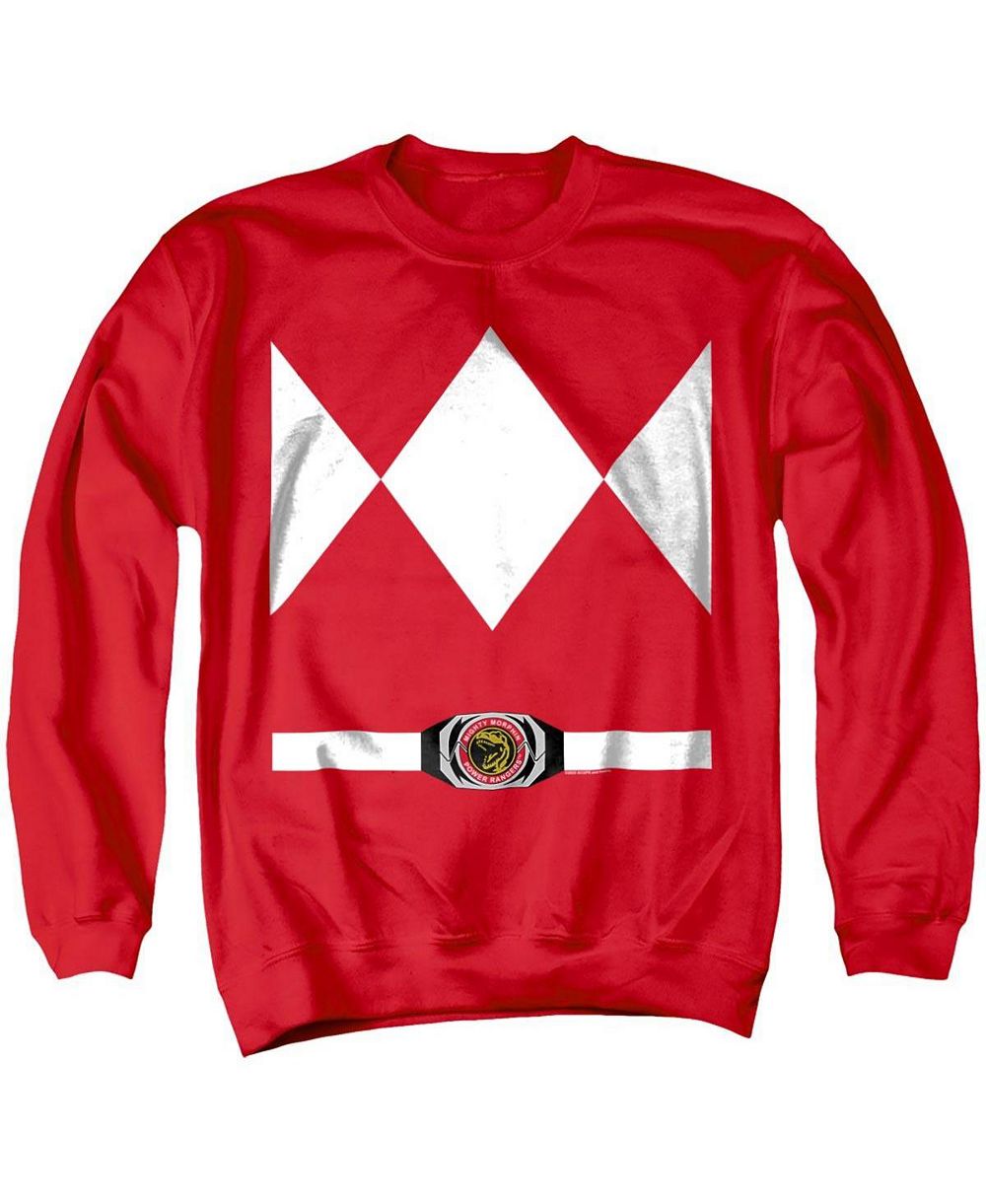 Power Rangers Men's Ranger Uniform Graphic Crewneck Classic-Fit Sweatshirt