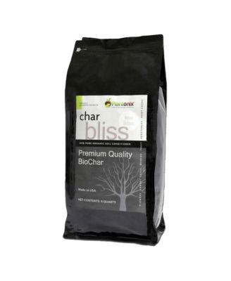 Plantonix Char Bliss Indoor Outdoor Premium Biochar Soil Conditioner, 30 Quarts
