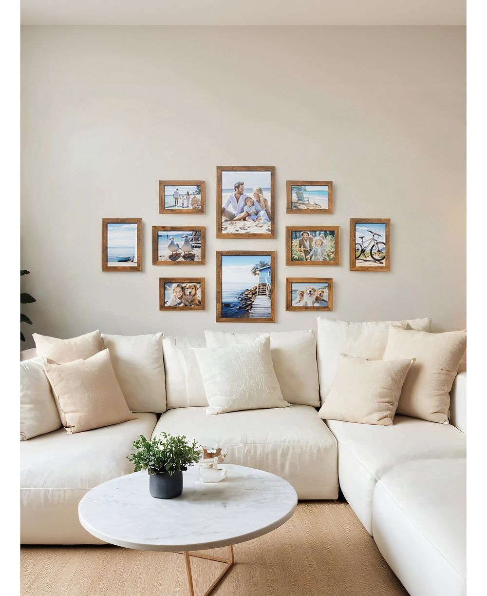 SongmicsHome Picture Frames Set of 10, Wall Gallery Photo Display