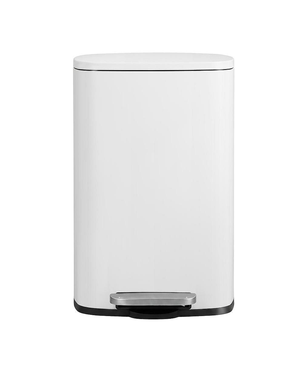 SongmicsHome Kitchen Garbage Can, Stainless Steel Trash Can with Soft Close Lid and Foot Pedal, 13.2 Gal