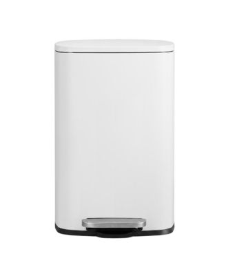 SongmicsHome кухонное мусорное ведро из нержавеющей стали с крышкой с мягким закрытием и педалью, 13.2 галлона