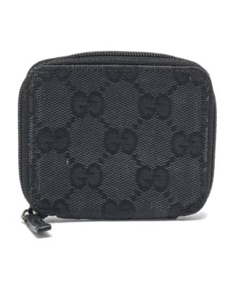 Б/у женская сумка через плечо Gucci Bree GG Canvas and Leather Crossbody Bag