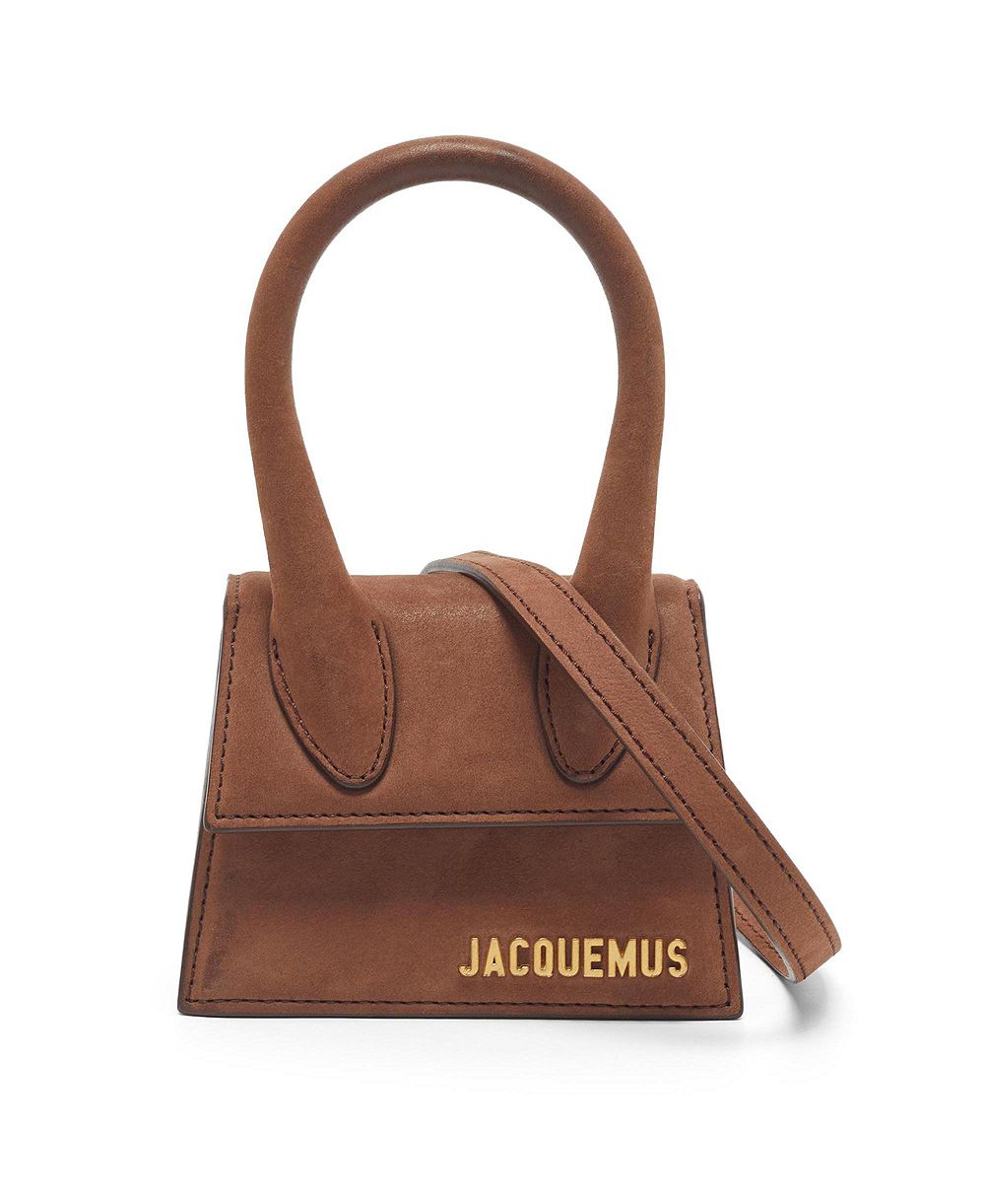 Мини-сумка Le Chiquito из нубука с верхней ручкой, Pre-Owned Jacquemus