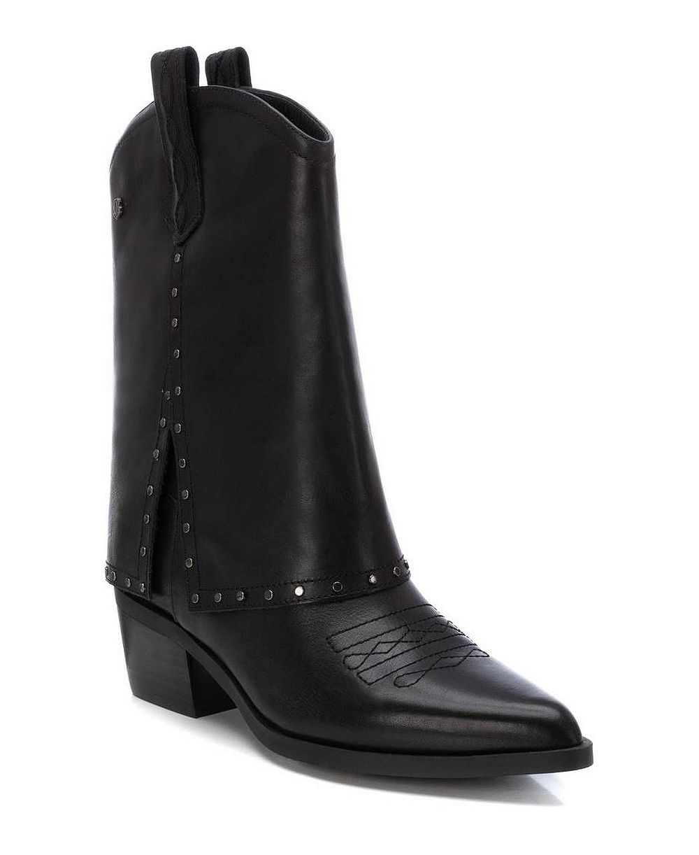 XTI Women's Leather Italian Western Booties Carmela Collection
