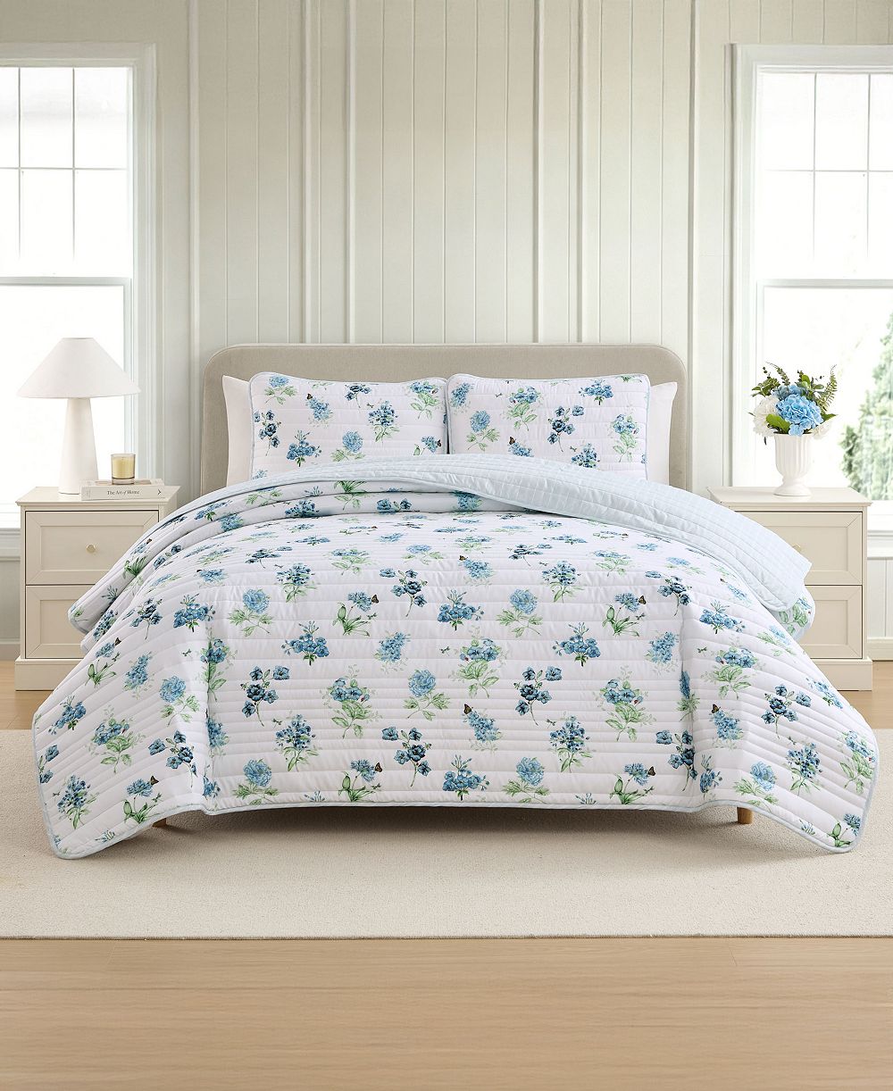 Lenox Butterfly Meadow комплект из 3 предметов, двустороннее покрывало, размер King/California King