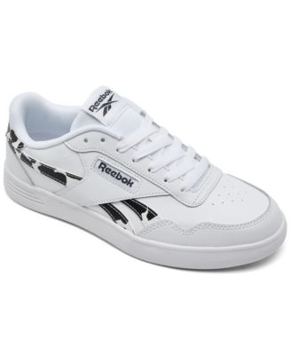 Женские кроссовки Reebok Court Advance с принтом под коровью шкуру