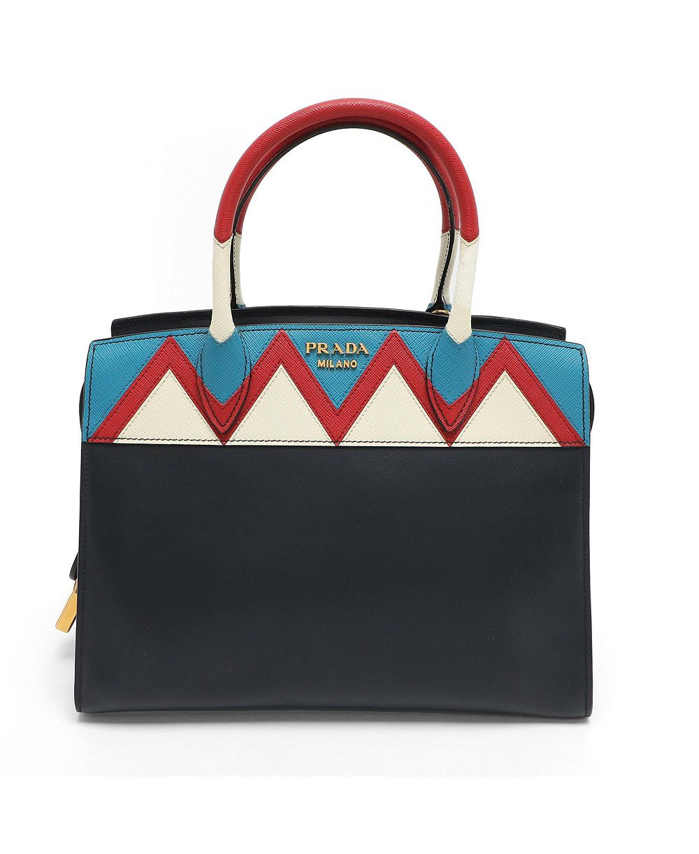 Pre-Owned Prada Esplanade средняя сумка-саквояж из кожи