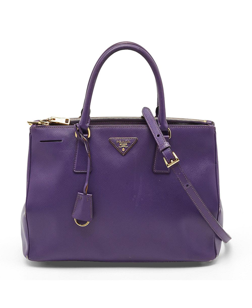 Pre-Owned Prada женская кожаная сумка через плечо