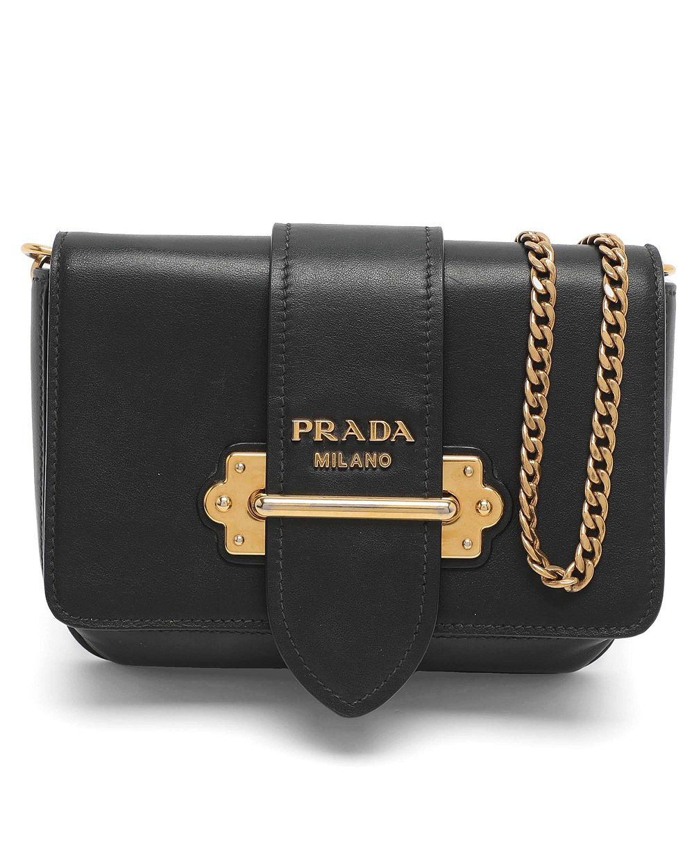 Pre-Owned Prada кожаная сумка через плечо с цепочкой Cahier